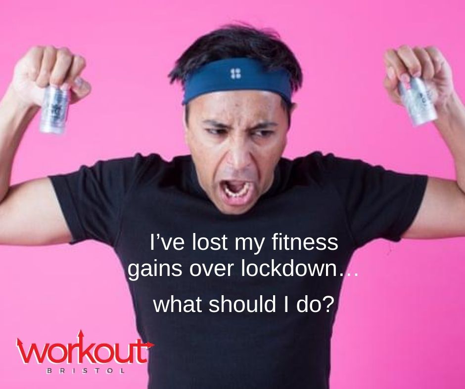 I’ve lost my fitness gains over lockdown…what should I do?